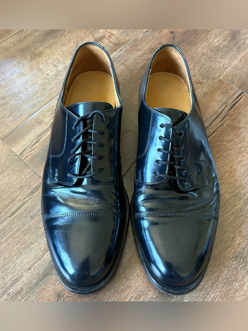 Cole Haan Black Leather Cap Toe Oxford Dress Shoes Men’s 9.5 D Lace Up